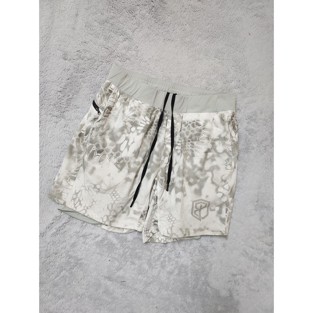 Born Primitive Shorts Mens Large Kryptek Wraith Camo Athletic Training Lined L